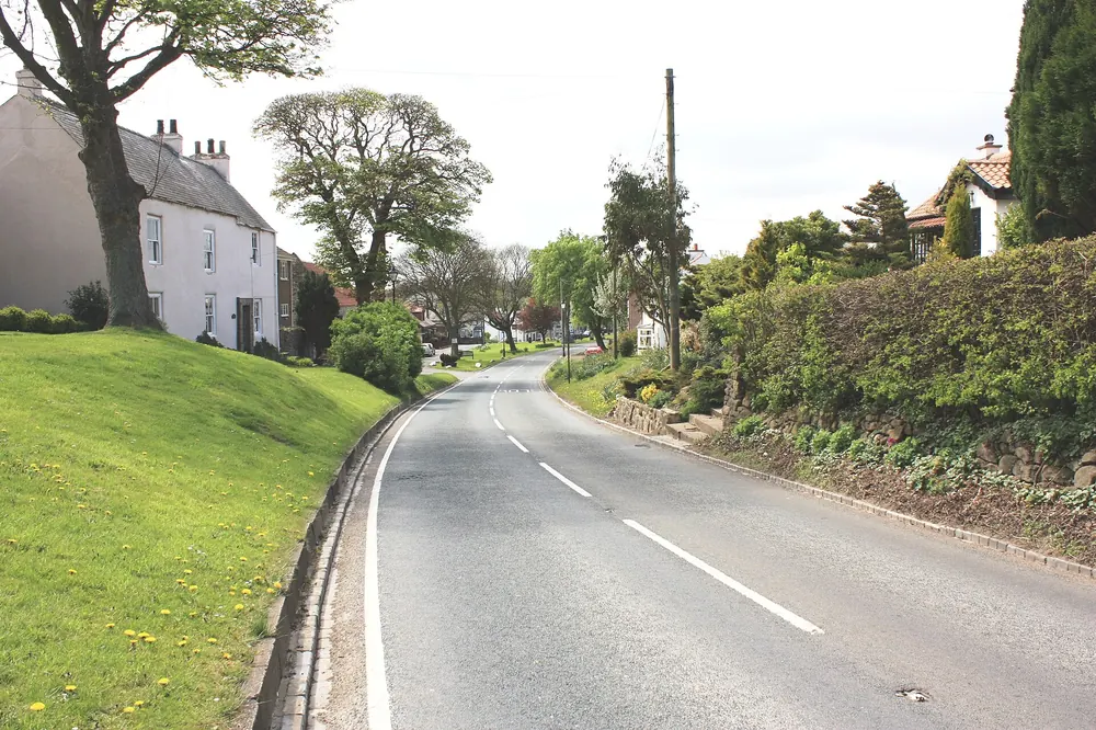 The east end of Elwick village
