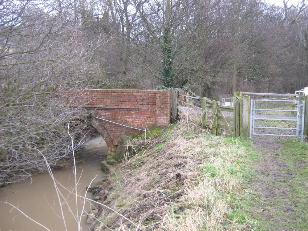 Cart bridge over Greatham Beck